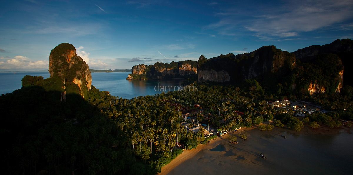 Photo By: Photographer: Dan Morris Hat Tham Phra Nang Peninsula at sunrise, Rai Leh, Krabi, Thailand. (Photographer: Dan Morris)